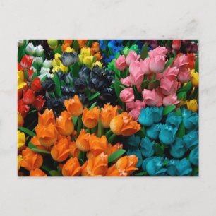 Amsterdam Tulips Postkarte
