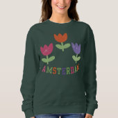 Amsterdam Tulips Sweatshirt (Vorderseite)