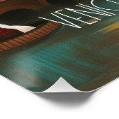 Amsterdam: Venice of the North - Whimsical Art Poster (Ecke)