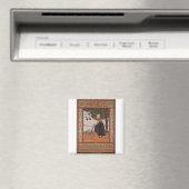 Amsterdam Vintag Bicycle Poster Art Magnet (In Situ (Geschirrspüler))