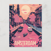 Amsterdam Vintag Postkarte (Vorderseite)