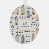 Amsterdam Vintag: Traditionelle Stadterkundung Ornament Aus Glas (Vorderseite Rechts)