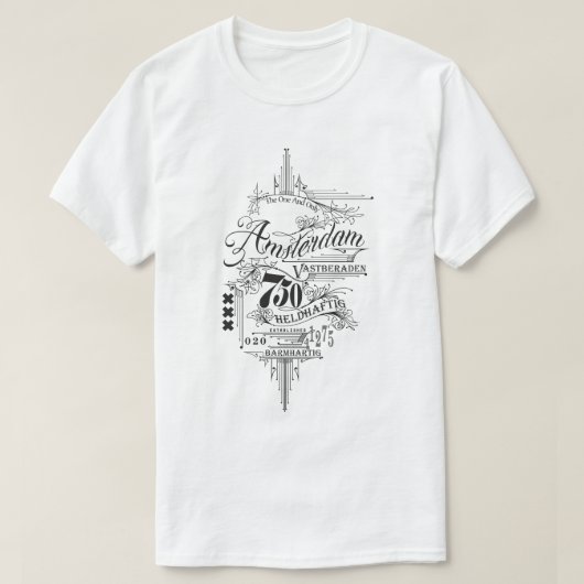 Amsterdam Vintage 750 T-Shirt (Design vorne)