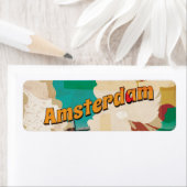 Amsterdam Vintage Travel Poster (Insitu)