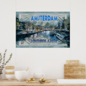 Amsterdam, von der "Visit.." Poster (Küche)