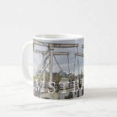 Amsterdam Walter Suskind Bridge View Tasse (Vorderseite Links)