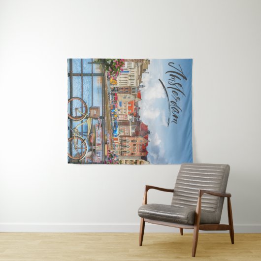 Amsterdam Wandteppich (Beispiel (Horizontal))