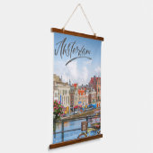 Amsterdam Wandteppich Mit Holzrahmen (Gewinkelt)