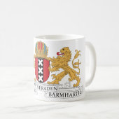 Amsterdam-Wappen Kaffeetasse (VorderseiteRechts)