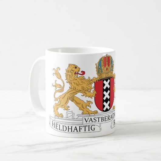 Amsterdam-Wappen Kaffeetasse (Vorderseite Links)