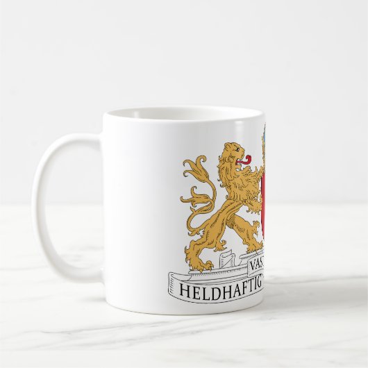 Amsterdam-Wappen Kaffeetasse (Links)