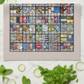 Amsterdam-Wappen Windows Küchentuch (Gefaltet)