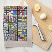 Amsterdam-Wappen Windows Küchentuch (Viertel Falte)