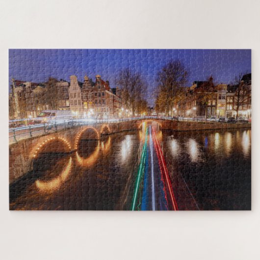Amsterdam Waterways Jigsaw Puzzle Niederlande (Horizontal)