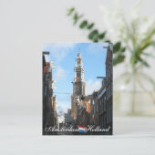 Amsterdam Westerkerk Western Church Holland Postkarte (Stehend Vorderseite)