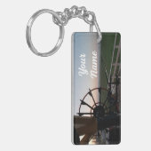 Amsterdam Windmill Canal House Schlüsselkette Schlüsselanhänger (Vorderseite links)