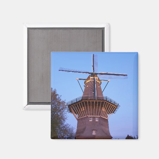 Amsterdam Windmill Magnet (Vorderseite/Rückseite)
