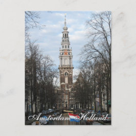 Amsterdam Zuiderkerk Holland Postcard Postkarte