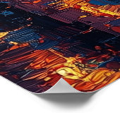 Amsterdamer Abende - Überlegungen zur Gelassenheit Poster (Ecke)