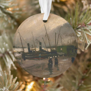 Amsterdamer Fischerhafen Sturm von Vincent Gogh Ornament