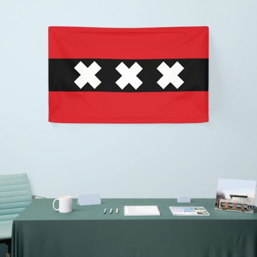 Amsterdamer Flagge Banner (Messeveranstaltung)