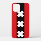 Amsterdamer Flagge Case-Mate iPhone Hülle (Rückseite)