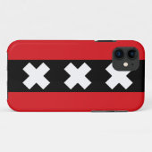 Amsterdamer Flagge Case-Mate iPhone Hülle (Rückseite (Horizontal))