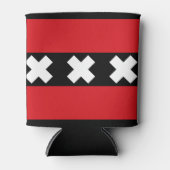 Amsterdamer Flagge Dosenkühler (Vorderseite)