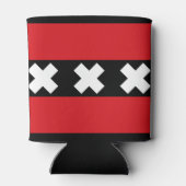 Amsterdamer Flagge Dosenkühler (Rückseite)