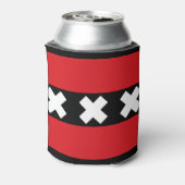 Amsterdamer Flagge Dosenkühler (Kanne Rückseite)