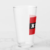 Amsterdamer Flagge Glas (Rechts)