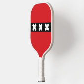 Amsterdamer Flagge Pickleball Schläger (Links)