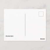 Amsterdamer Flagge Postkarte (Rückseite)