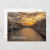 Amsterdamer Foto Postkarte (Vorne/Hinten)