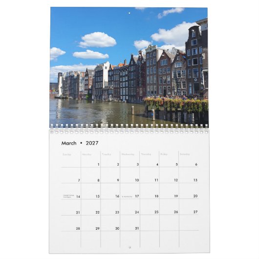 Amsterdamer Kalender 2026 (Mär 2027)