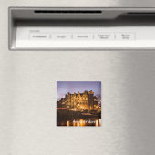 Amsterdamer Kanalhäuser am duskischen Textmagneten Magnet (In Situ (Geschirrspüler))