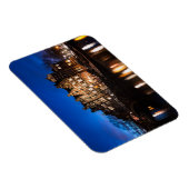 Amsterdamer Kanalhäuser nachts Magnet (Rechte Seite)