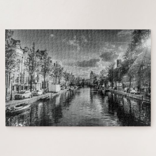 Amsterdamer Kanalpuzzle Puzzle (Horizontal)