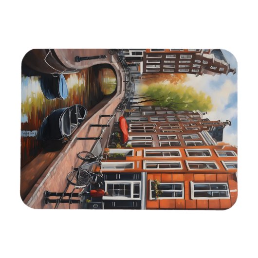 Amsterdamer Ölmalerei Magnet (Horizontal)