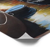 Amsterdamer Ölmalerei Poster (Ecke)