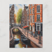 Amsterdamer Ölmalerei Postkarte (Vorderseite)