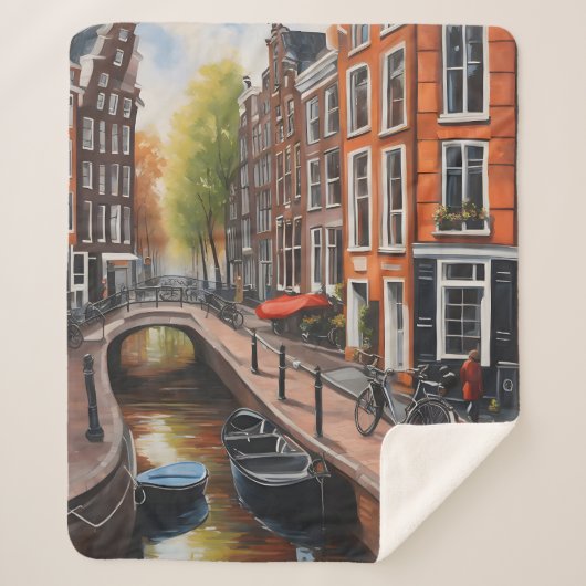 Amsterdamer Ölmalerei Sherpadecke (Vorderseite)