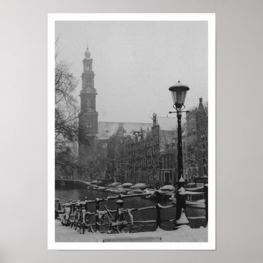 Amsterdamer Plakatkanal Prinsengracht Poster (Vorne)