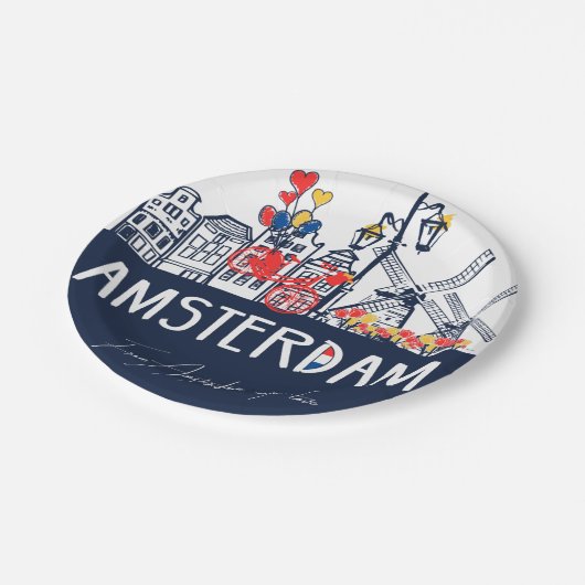 Amsterdamer Teller (Schrägansicht)