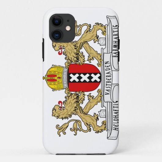 Amsterdamer Wappen Case-Mate iPhone Hülle (Rückseite)