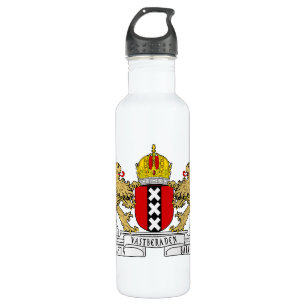 Amsterdamer Wappen Edelstahlflasche