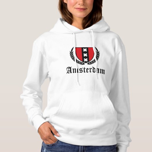 Amsterdamer Wappen Hoodie (Vorderseite)