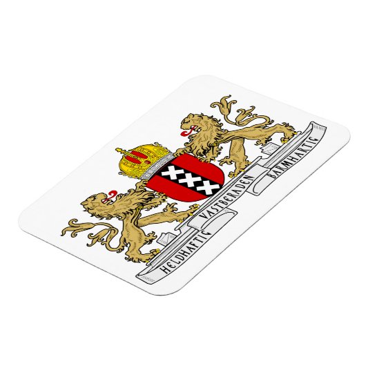 Amsterdamer Wappen Magnet (Linke Seite)