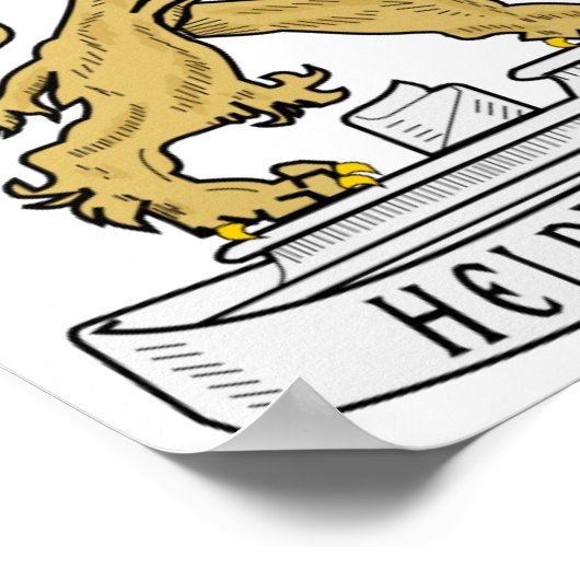 Amsterdamer Wappen Poster (Ecke)