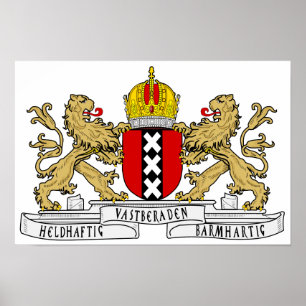 Amsterdamer Wappen Poster